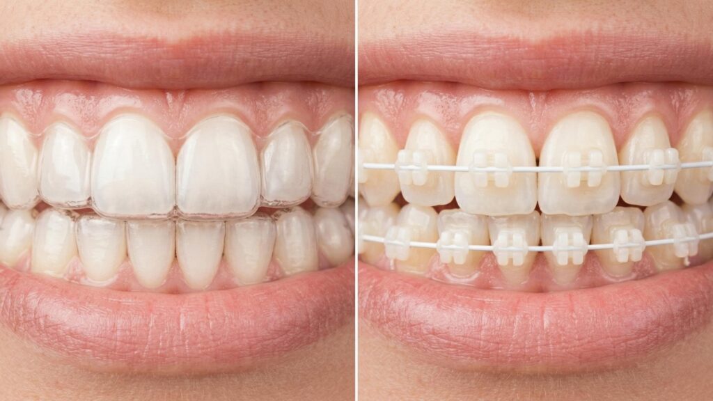 Teeth Braces White